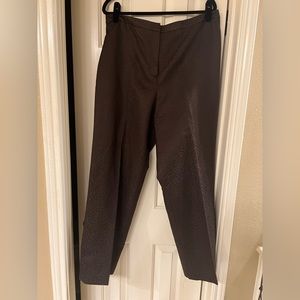 Talbots Brown Printed Dress Pants